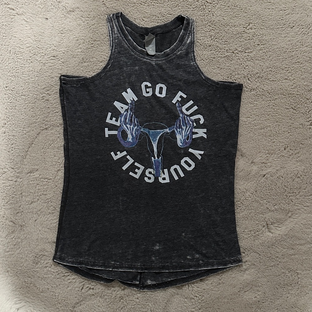 J. America Black Graphic Muscle Tee